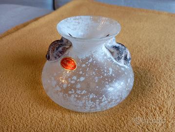 Anfora "Scavo" in vetro di Murano, vintage