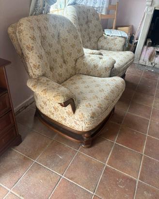 Coppia poltrone vintage