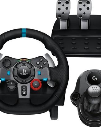 Volante, pedaliera e cambio Logitech G29