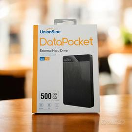 Hard disk esterno 500Gb Data Pocket HD2510 NUOVO.
