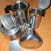 Due moka 6/8 una AMC tazzine vetro