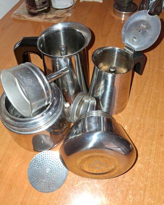 Due moka 6/8 una AMC tazzine vetro