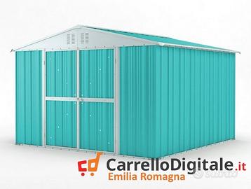 Box struttura lamiera Acciaio 327x307 azzurro
