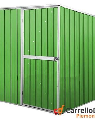 Box da giardino lamiera 175x185cm verde chiaro