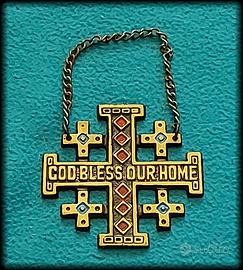 CROCE GERUSALEMME METALLO SMALTO