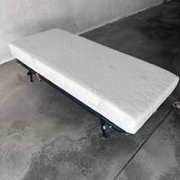 Lettino con doghe e materasso 190x80