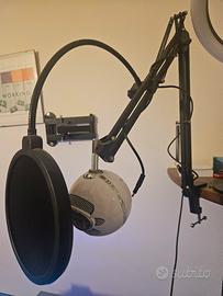 Microfono Blue ICE Snowball + antipop + braccio