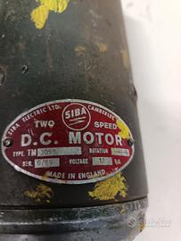 Motore SIBA Two Speed 12V TM3059