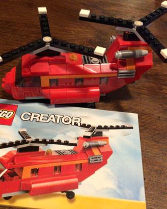 Lego 31003, Elicottero rosso