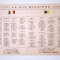 Cartolina Storica 'Le Due Bandiere' 1915