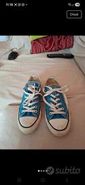 Scarpe Converse All Star blu misura 39 utilizzate 