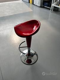 Sgabello brandani rosso