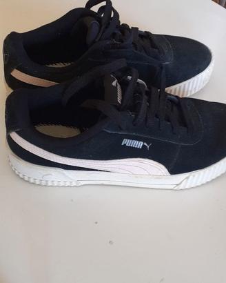 Scarpe da ginnastica Puma nere e rosa