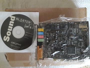 Scheda audio creative labs sound blaster live 5.1