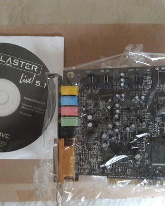 Scheda audio creative labs sound blaster live 5.1