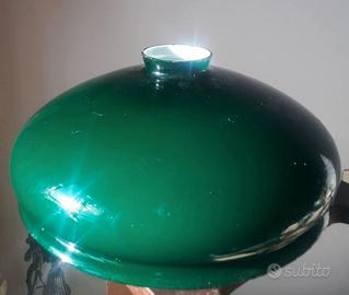 Copri lampada stile ministeriale verde inizio '900