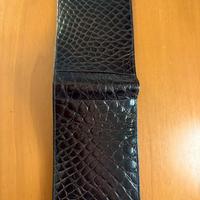 Portafogli di vera pelle di coccodrillo