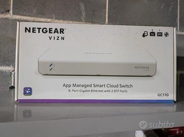 NETGEAR VIZN GC110 – Switch Gigabit Cloud 8 Porte 