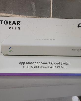NETGEAR VIZN GC110 – Switch Gigabit Cloud 8 Porte 