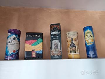 Scatole latta liquori