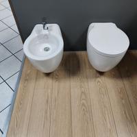 Coppia di sanitari sospesi Galassia serie Ergo