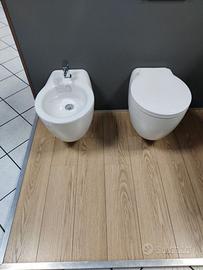 Coppia di sanitari sospesi Galassia serie Ergo