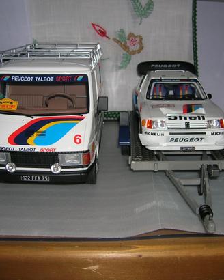 Set Peugeot 205 TDC 86 Saby 1/18 ottomobile OT384