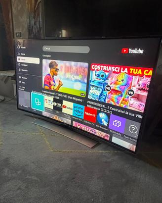 Smart TV Samsung 55” Curvo perfettamente funziona