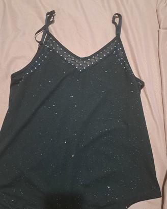 top donna glitterato