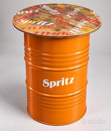 Tavolino con bidone spritz