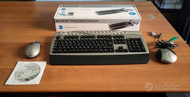 KIT TASTIERA e MOUSE OTTICO WIRELESS BELKIN 