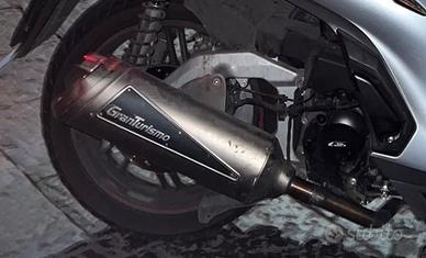 Marmitta Granturismo + Staffa Honda SH 300/350