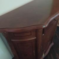 Mobiletto cassettiera vintage colore noce