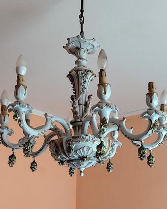 lampadario di Capodimonte 