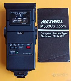 Flash MaxWell per fotocamera reflex