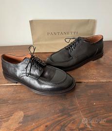 Scarpe stringate Pantanetti in vera pelle