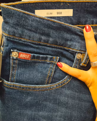 jeans uomo slim rifle