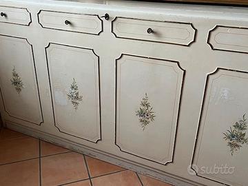 Mobile Letto in Legno vintage anni 70/80