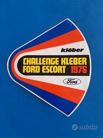 Adesivo sticker Challenge Kleber Ford Escort 1976