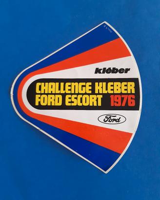 Adesivo sticker Challenge Kleber Ford Escort 1976