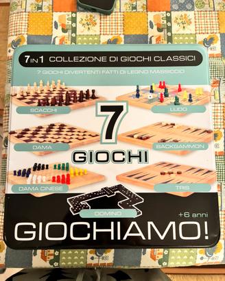 7 in 1 giochi da tavolo