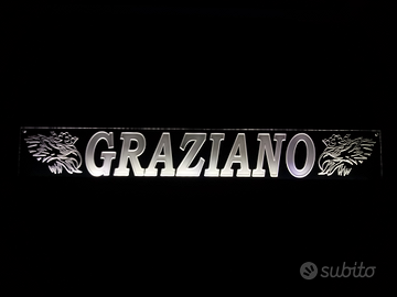 Targhe tabelle personalizzate a led