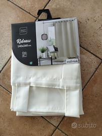 tende nuove colore avorio  misura 140*260
