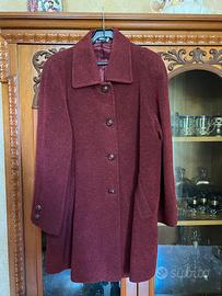 Giaccone Lana borgogna donna tg 46/48