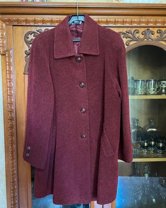 Giaccone Lana borgogna donna tg 46/48