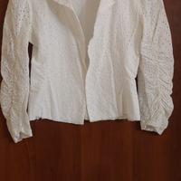 Giacca leggera in sangallo bianco – Extyn