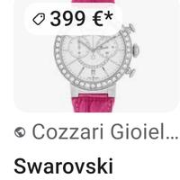 2 orologi svaroski originale svizzero 