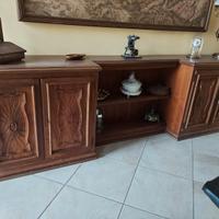 Credenza bassa legno massiccio