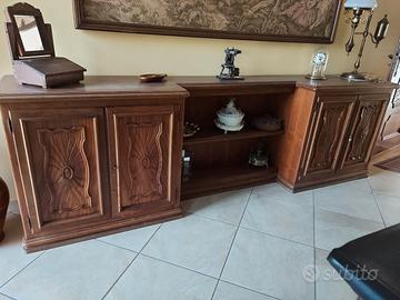 Credenza bassa legno massiccio