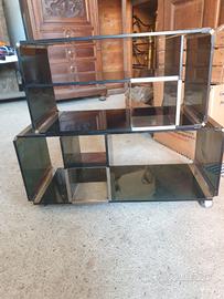 Tavolini in vetro vintage .